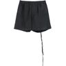 ANN DEMEULEMEESTER 'lucien' sweatshorts in cotton  - Black - male - Size: 46