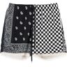 CHILDREN OF THE DISCORDANCE bandana patchwork shorts  - Black - male - Size: 2