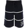 Palm ANGELS wool knit shorts with contrasting trims  - Blue - male - Size: Medium