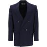 AMI ALEXANDRE MATIUSSI wool serge double-breasted blazer  - Blue - male - Size: 46