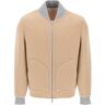 BRUNELLO CUCINELLI reversible cashmere bomber jacket  - Beige - male - Size: 48