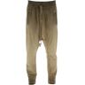 BORIS BIDJAN SABERI low-crotch joggers  - Khaki - male - Size: Medium