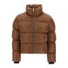 BALLY short puffer jacket with pennant motif  - Brown - male - Size: Medium