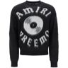 AMIRI premier record brushed-yarn sweater  - White - male - Size: Medium