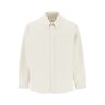 AMI ALEXANDRE MATIUSSI cotton corduroy overshirt  - White - male - Size: Medium