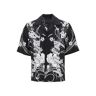 AMIRI bowling shirt with floral motif  - Black - male - Size: Medium