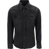 Dolce & Gabbana distressed denim western shirt  - Black - male - Size: 39