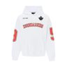 DSQUARED2 hooded caten 64  - White - male - Size: Small