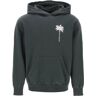 ANGELS the palm hooded sweatshirt with  - Grey - male - Size: Extra Large