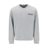 ZEGNA crew-neck sweatshirt with flocked logo  - Grey - male - Size: 48