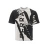 FERRAGAMO graphic print t-shirt with seven  - Black - male - Size: Medium