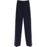 AMI ALEXANDRE MATIUSSI loose fit pants with straight cut  - Blue - male - Size: 40