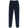 'S MAX MARA Linen cigarette pants in Salix style  - Blue - female - Size: 38