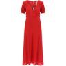 N.21 crepe midi dress  - Red - female - Size: 40