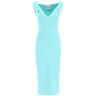 Roland MOURET knit fitted midi dress  - Green - female - Size: 8