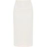 Roland MOURET midi cady skirt in  - White - female - Size: 10