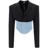 DION LEE corset jacket  - Black - female - Size: 4