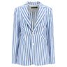 POLO RALPH LAUREN striped blazer  - White - female - Size: 8