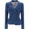 VIVIENNE WESTWOOD drunken tailored draped jacket  - Blue - female - Size: 42