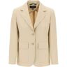 WEEKEND MAX MARA cotton and linen dattero bl  - Beige - female - Size: 42