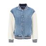 POLO RALPH LAUREN denim bomber jacket with flag and logo design  - Blue - female - Size: Medium