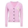 ISABEL MARANT ETOILE karin cardigan with logo intarsia  - Neutro - female - Size: 34