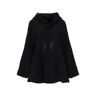 RICK OWENS 'peter' coat with radiance embroidery  - Black - female - Size: 40