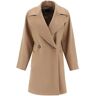 WEEKEND MAX MARA 'novella' midi coat in virgin wool  - Beige - female - Size: 44