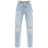 DARKPARK naomi jeans with rips and cut outs  - Light blue - female - Size: 27