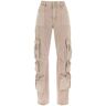 Dolce & Gabbana cargo jeans in lived-in denim  - Beige - female - Size: 42
