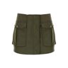 DION LEE twill bomber mini skirt  - Khaki - female - Size: 8