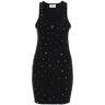 GIUSEPPE DI MORABITO "mini dress with rhinestone  - Black - female - Size: Extra Small