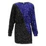ROTATE 'billie' sequined mini dress  - Blue - female - Size: 36