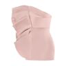 SOLACE LONDON "rio mini dress with draped panel  - Pink - female - Size: 6