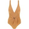 MAX MARA BEACHWEAR "full jersey and lurex jumpsuit  - Orange - female - Size: 3C