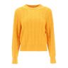 GUEST IN RESIDENCE twin cable cashmere sweater  - Yellow - female - Size: Medium