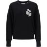 ISABEL MARANT ETOILE marisans sweater with lurex logo intarsia  - Black - female - Size: 34