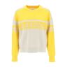 ISABEL MARANT ETOILE 'callie' jacquard logo sweater  - Grey - female - Size: 38