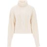 MVP WARDROBE visconti cable knit sweater  - White - female - Size: 42