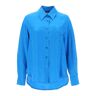 ART DEALER charlie shirt in jacquard silk  - Blue - female - Size: Medium