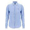 POLO RALPH LAUREN relaxed fit linen shirt  - Blue - female - Size: Medium