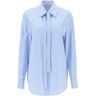 VALENTINO GARAVANI striped poplin shirt  - White - female - Size: 44