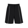 ALEXANDER MCQUEEN grain de poudre zipped shorts  - Black - female - Size: 40