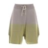 MONCLER X RICK OWENS loose fit cashmere shorts  - Beige - female - Size: Small
