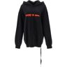 ANN DEMEULEMEESTER zelma printed maxi hoodie  - Black - female - Size: Medium