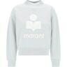 ISABEL MARANT ETOILE moby sweatshirt with flocked logo  - Green - female - Size: 34