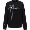 RICK OWENS 'champion x rick owens' crew-neck sweatshirt with logo embroidery  - Black - female - Size: Small