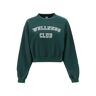 SPORTY RICH wellness club sweatshirt  - Green - female - Size: Large