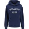 SPORTY RICH hoodie with lettering logo  - Blue - female - Size: Small