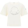 MONCLER t-shirt with nautical rope logo design  - White - female - Size: Small